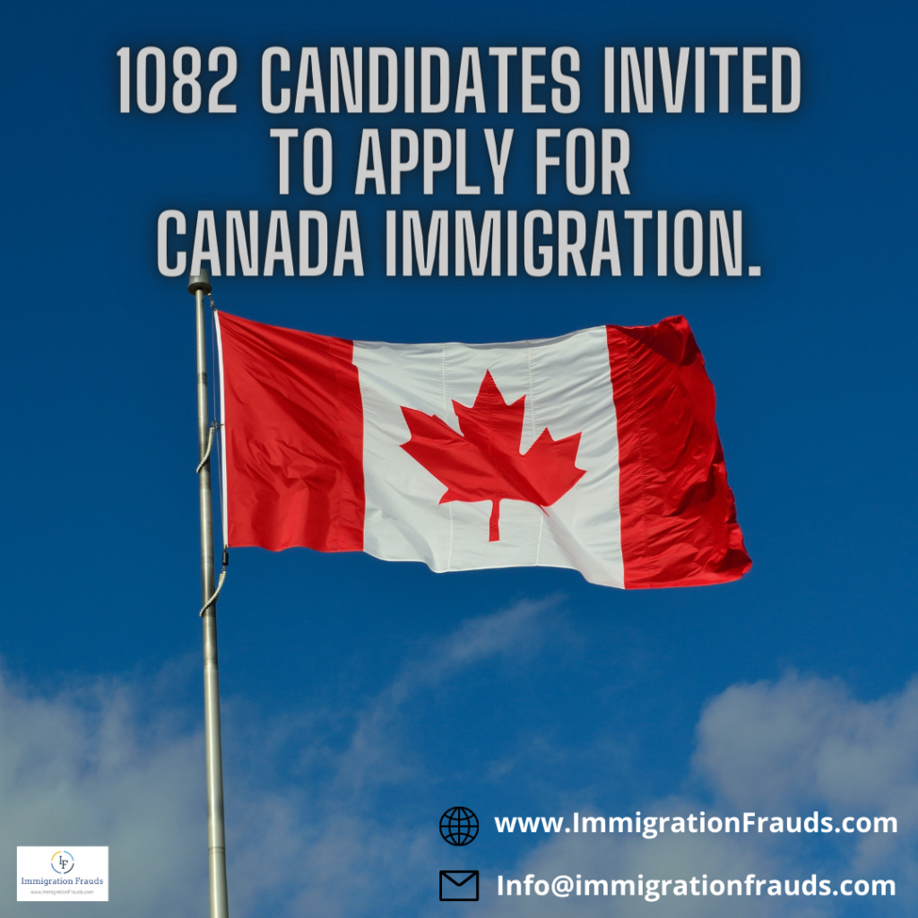 Express Entry, 1082 Candidates Invited To Apply For Immigration.