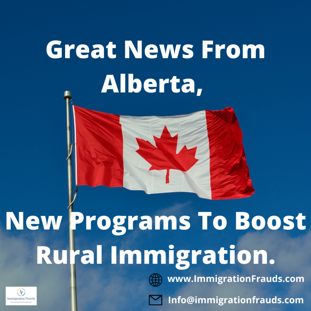 Great News From Alberta, New Programs To Boost Rural Immigration.