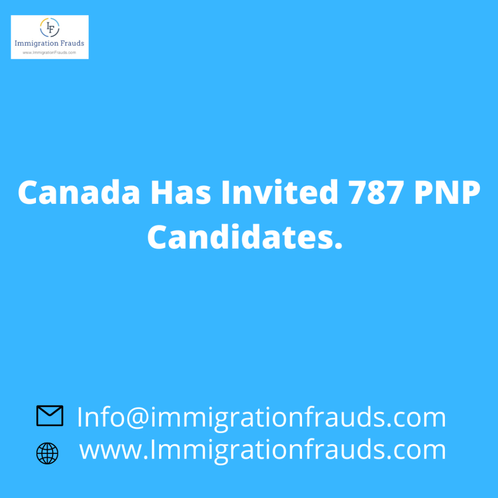 Canada Has Invited 787 PNP Candidates. 
