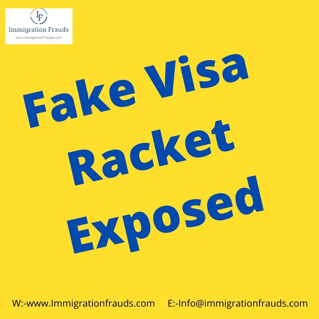 Fake Visa Fraud, Immigration Frauds