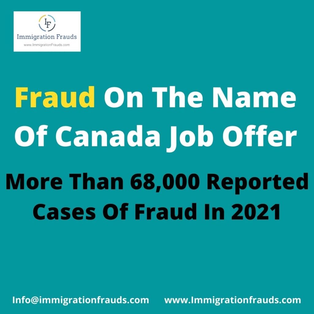 Fraud On The Name Of Canada Job Offer