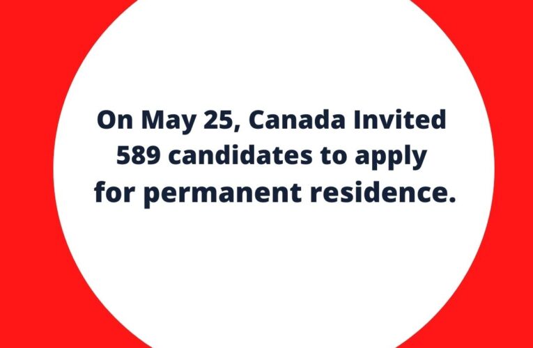 Canada Invited 589 PNP Candidates