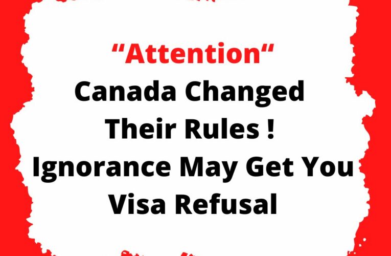 Canada Changed Their Rules, Canada Latest Update