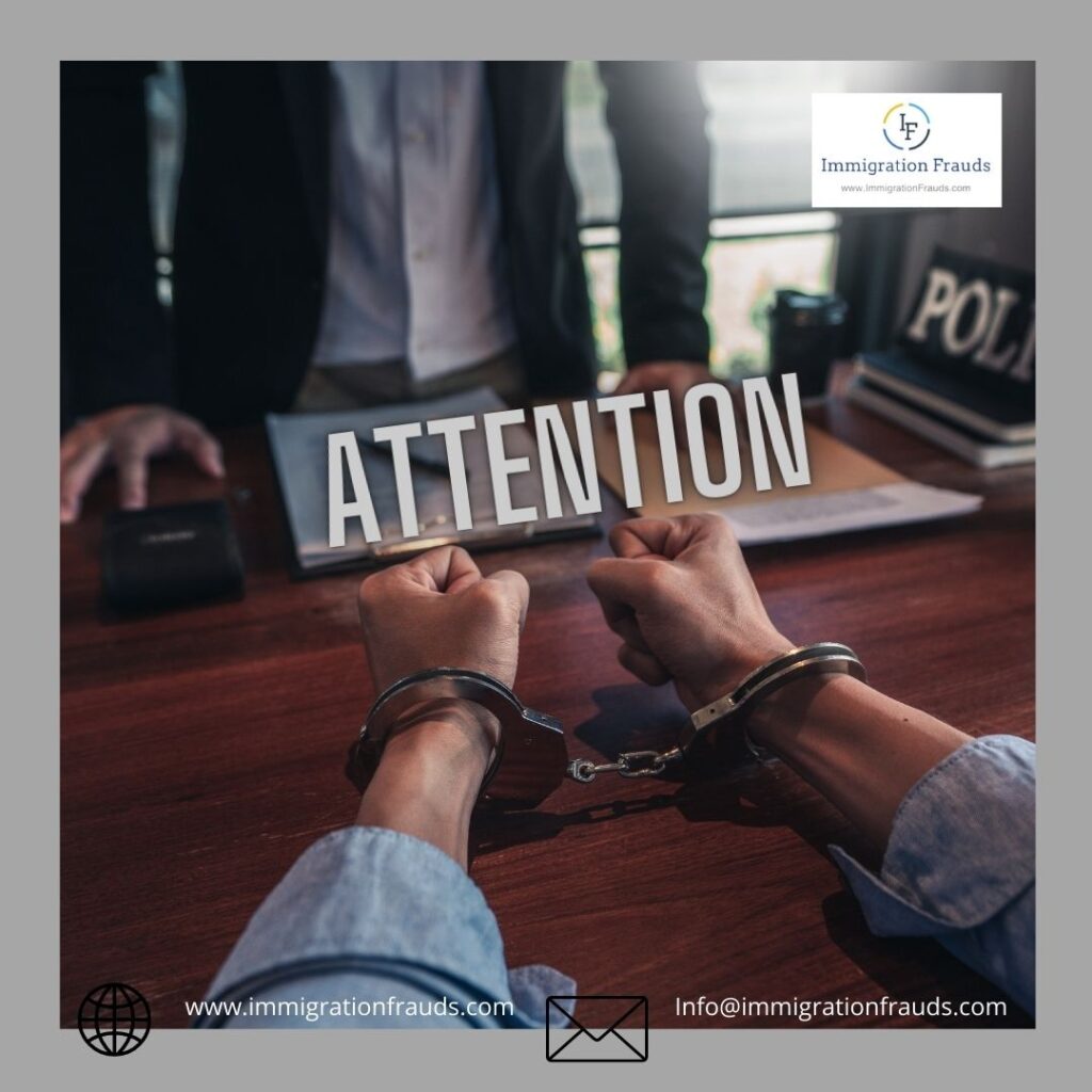 Person Arrested For Submitting Fake Documents.