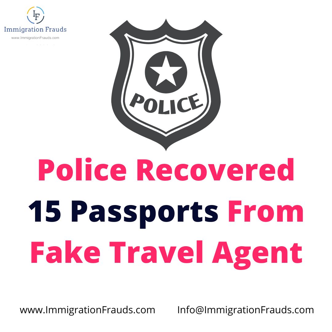 Police Recovered 15 Passports From Fake Travel Agent