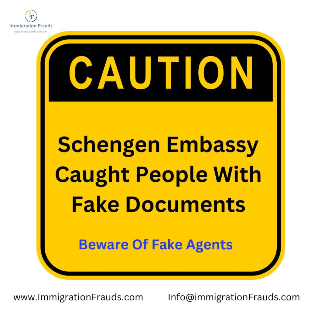 Schengen Embassy Caught People With Fake Documents
