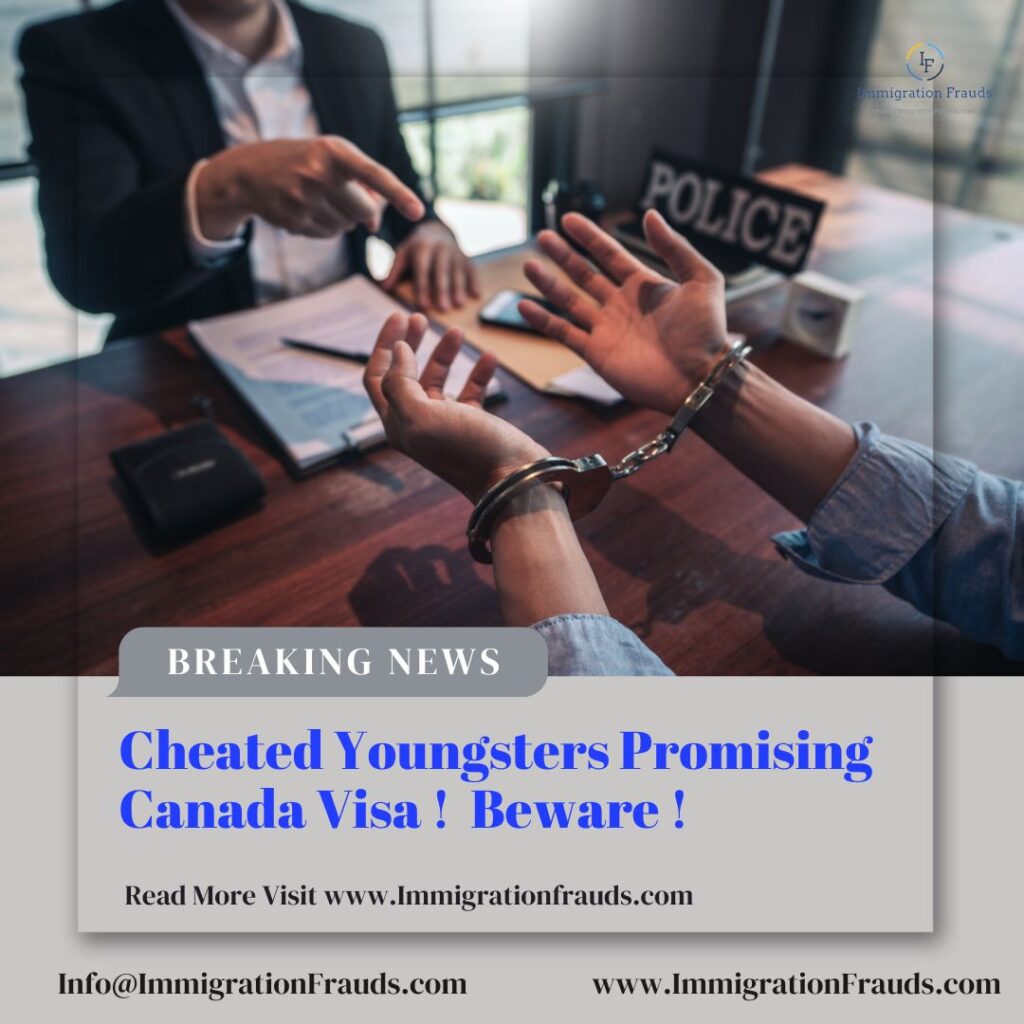 Cheated Youngsters Promising Canada Visa