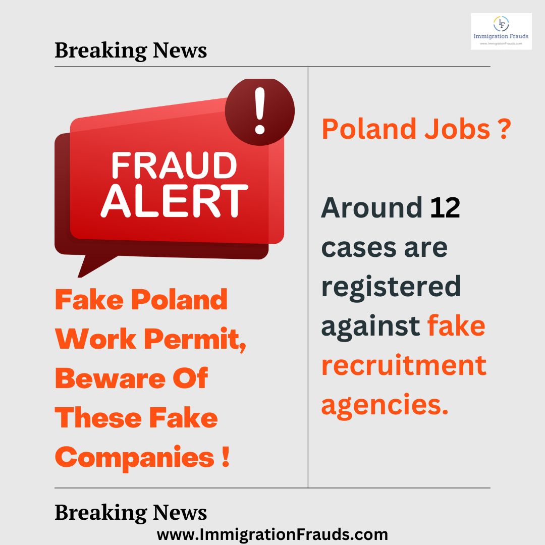 Fake Poland work permit, Immigration Frauds, Visa Frauds