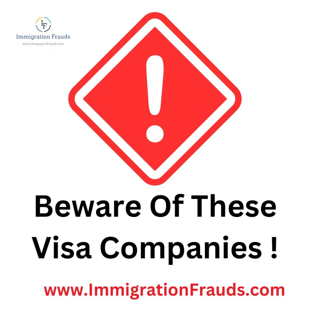 License Cancelled, Beware Of These Visa Companies !