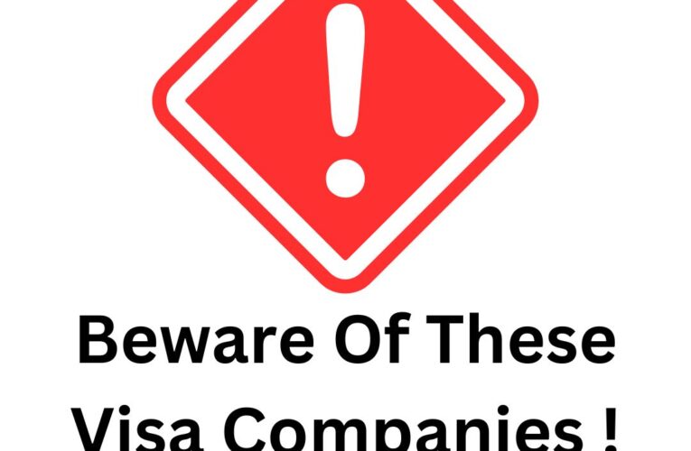License Cancelled, Beware Of These Visa Companies !