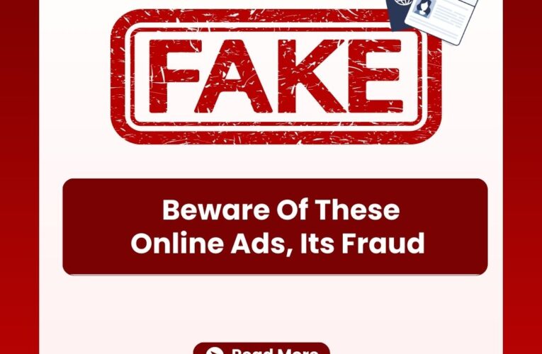 Beware Of These Online Ads, Its Fraud