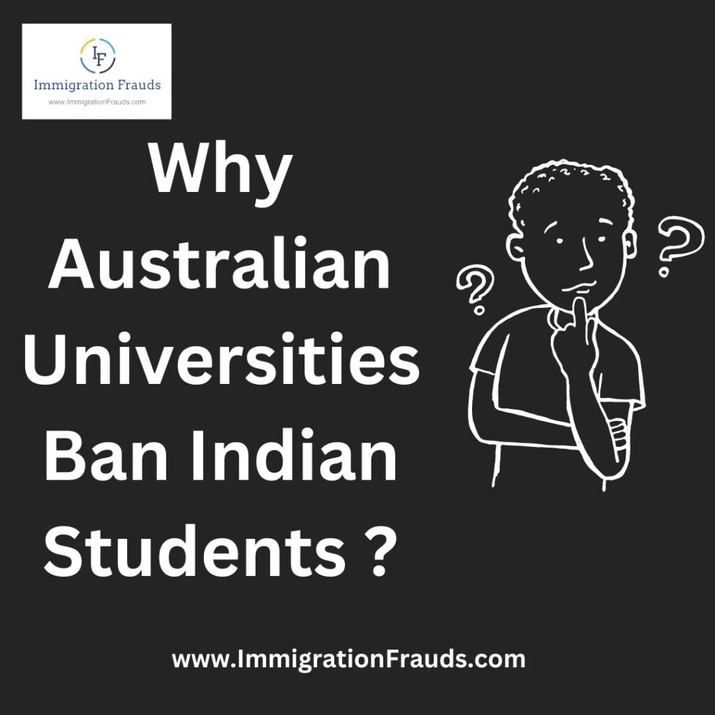 Australia Universities Ban Indian Students