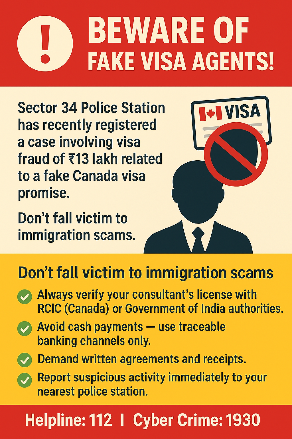 Beware of Fake Visa Agents