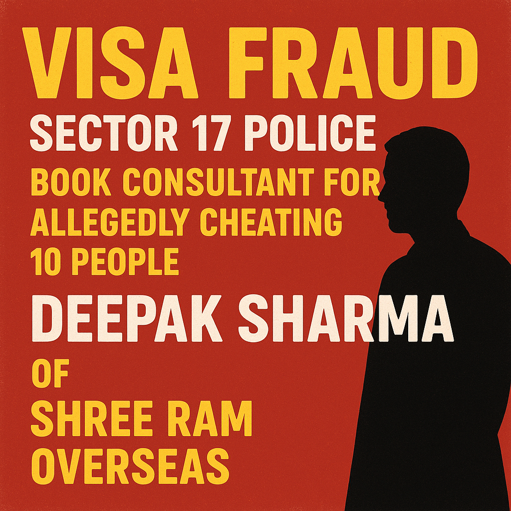 Chandigarh Police Book Shree Ram Overseas for Alleged Visa Fraud, 10 Victims For Around Rs 63.40 Lakh