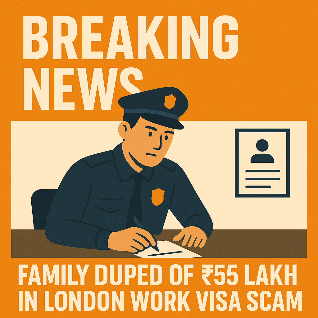 Haryana Family Duped of ₹55 Lakh in UK Work Visa Scam; Chandigarh Immigration Firm DY Management, located n Sector 8 Is Under Police Scanner