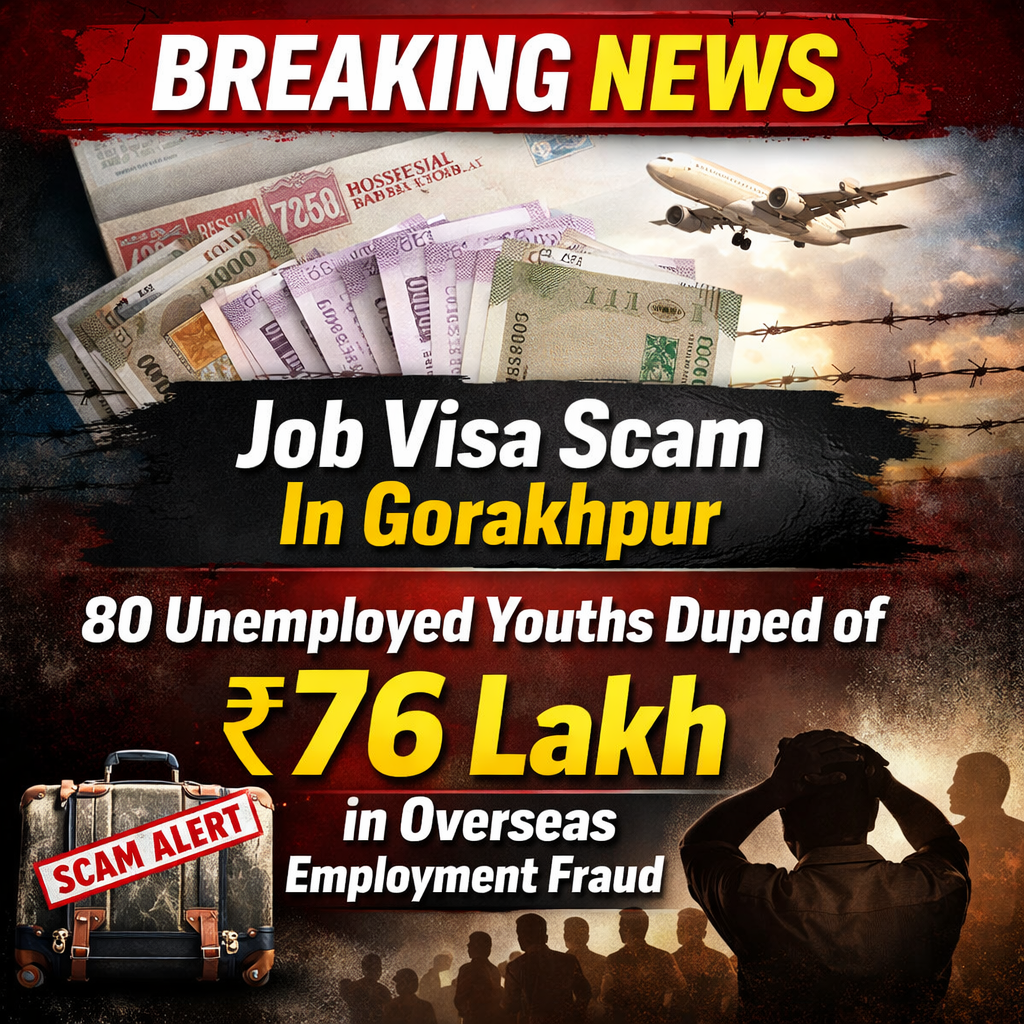 Job Visa Scam In Gorakhpur