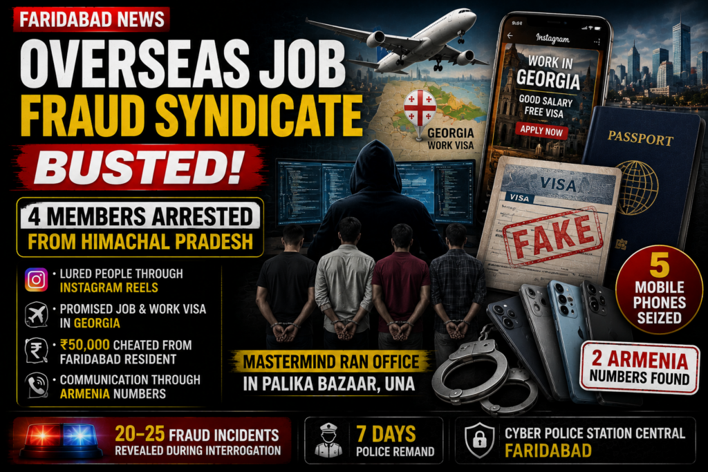 faridabad-overseas-job-fraud-instagram-scam