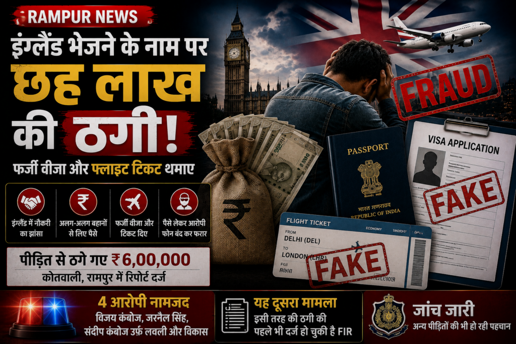 uk-work-visa-fraud-rampur-6-lakh-fake-visa