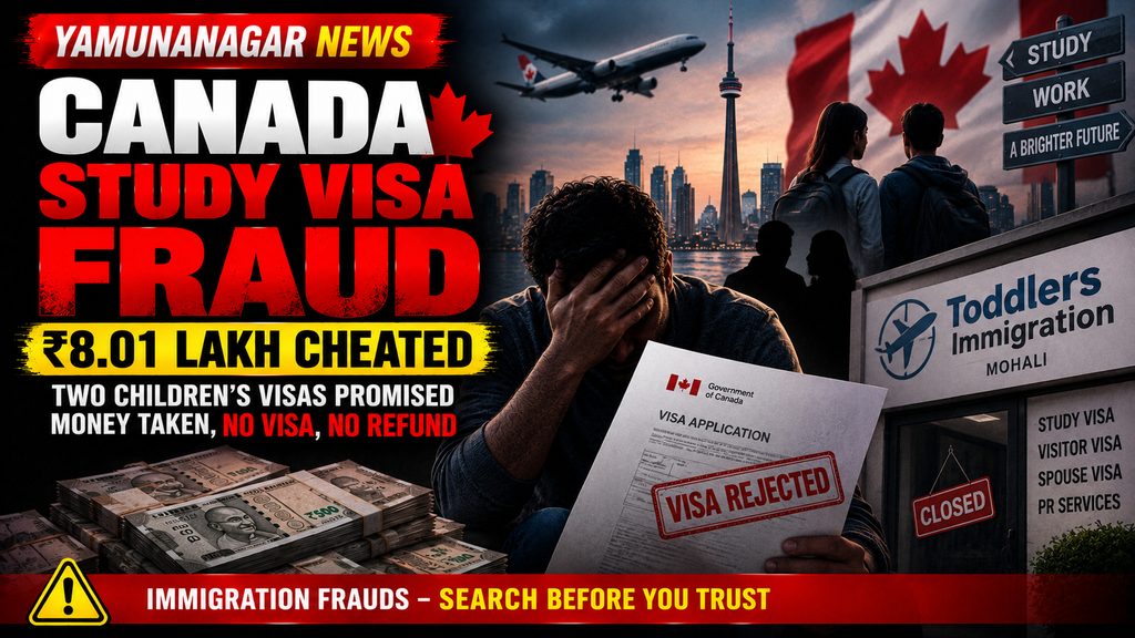 yamunanagar-canada-study-visa-fraud-8-lakh